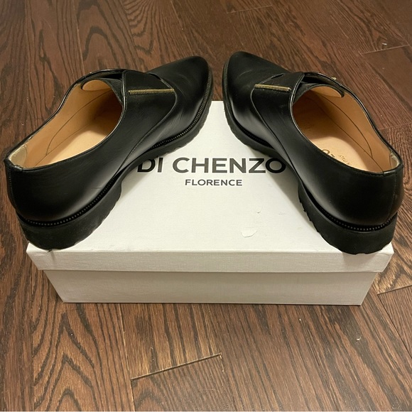 Di Chenzo black leather Oxford shoes. Size 6/36. - Picture 4 of 6